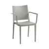 Záhradná stolička Rojaplast Mosk Armchair sivá