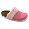 LEON 4261 Dámske zdravotné korkové teplé papuče Ružové 36 - 23,5cm, ružová, 2,0 cm