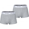 Calvin Klein 3 PACK LO RISE TRUNK sivá,biela,čierna Pánske boxerky S