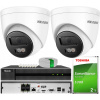 Monitorovanie na 2 KAMERY IP 6MPX Smart Hybrid Light Hikvision Aplikácia 2TB