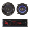 Balík Rádio MP3 prehrávač do auta PNI Clementine 8440 4x45W USB SD AUX 12V so sadou 2 koaxiálnych reproduktorov do auta PNI HiFi500, 100 W, 12,7 cm