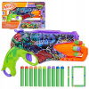 NERF NINJA KORYTNÁČKY PISTOĽ TURTLES MUTANT MAYHEM + 10 ŠÍPOK