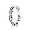Prsteň PANDORA Prepletenie osudu 190892CZ-58