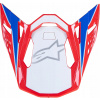 STRIEŠKA PRILBY ALPINESTARS SM10 AEON RED/BLUE