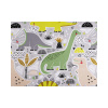 Bavlnená látka / plátno dinosaurus - 1 m 2 (48) šedá svetlá
