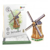 NiXiM Drevené 3D puzzle - Holandský veterný mlyn