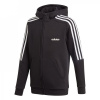 adidas Essentials 3-Stripes Hoodie Kids Black/White 13 Years