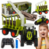 VEĽKÝ DIAĽKOVO OVLÁDANÝ TRAKTOR S PRÍVESOM RC PILOT ZDVIHÁK DARČEK