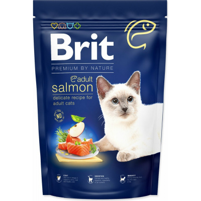 Krmivo Brit Premium by Nature Cat Adult Salmon 1,5kg