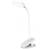 Colorway stolná LED lampa / CW-DL02B-B/ Integrovaná batéria / Klip/ Biela