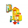 UNICO PLUS / ANDRONI GIOCATTOLI Stavebnica Venkovská vila s figurkami 71 dílků Unico Plus