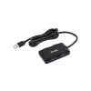 USB hub YENKEE YHB 4341BK
