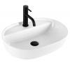 Rea Aura 51, umývadlo na dosku 505x385x135 mm, biela lesklá, REA-U4620