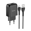 Cestovný nabíjač HOCO N2 Vigour Micro USB 2A, farba čierna