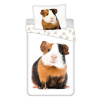 Biele bavlnené detské obliečky na jednolôžko 140x200 cm Guinea Pig – Jerry Fabrics