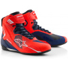 boty FASTER-4 MM93 kolekce, ALPINESTARS (červená fluo/modrá/bílá, vel. 44)