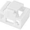 Zámek zásuvky Alantec RJ45 proti neoprávněnému vložení, bílý (balení 24 ks + klíč) ALANTEC