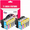 Tusz QBIT DCP J125 J140W J315W J515 145C 165C 375CW pre Brother čierny (black), červený (magenta), modrý (cyan), žltý (yellow)