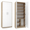 TP Living knižnica OLIV 2D dub sonoma / biela