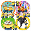 OPŁATEK NA TORT MINIONKI 16 CM MENO A 2 OBVODY ZDARMA – RADOSŤ DETÍ!
