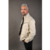 Max Original Leather Pánska kožená bunda 8066 d.white (5XL 66-68) - Off white - 5XL