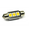 AUTO LED ŽIAROVKA C5W 3 SMD 5050 CAN BUS TEPLÁ BIELA, 36 mm. 39 mm. 42 mm