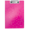 Dosky s klipom Leitz WOW Ružová