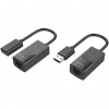Techly IUSB-EXTENDTY2 sieťový kábel Čierna (IUSB-EXTENDTY2)
