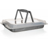 Plech na pečenie BANQUET Plech s nepril. povrchom GRANITE 42x29x4.5cm, s vekom (A12236)