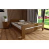 Posteľ z masívu borovice Bohdana 160x200 cm dub + rošt ZADARMO