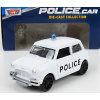 Motor-max Mini Cooper Police 1965 1:43 biely