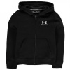 Under Armour Rival Fleece Full-Zip Hoodie Juniors Black 11 - 12 Years (L)