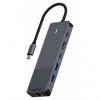 USB Hub Rapoo 6-in-1 USB-C Multiport (UCM-2002) čierny