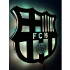 FC Barcelona Herb LED futbalová lampa Darčeková nočná lampa + DARČEK