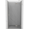 Mexen, Mexen Lunar pravé otočné sprchové dvere 110 cm, transparentné, brúsený nikel - 834-110-000-97-00-P