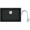 Súprava granitový drez Franke Maris 125.0698.009, kuchynská batéria Franke Lina 115.0693.228