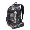 Batoh Meatfly Basejumper + PENÁL ZADARMO fialová/žltá 22 L