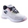 Dámska obuv na badminton/squash Babolat Shadow Spirit 2 - white/white - Biely (40)