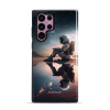 Odolný obal Mobiwear Elite Pro - Samsung Galaxy S22 Ultra - E003E Astronaut na samotce (Odolné pouzdro, obal kryt Mobiwear Elite Pro - maximální ochrana mobilu, zesílené hrany, přesné výřezy, pohodlné