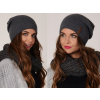 Fashionweek Elegantná dámska teplá čiapka v módnych farbách BEANIE ZIZI-V1 Farba: grafit