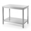 Hendi 811535 Pracovný stôl s policou, montovaný 1400x600x(H)850 mm