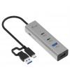i-tec Universal Charging Metal HUB 2x USB-C + 2x USB-A Port, PD 85W CAHUBMETAL2A2CPD