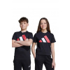 Detské tričko adidas čierna farba, s potlačou, JY0297 140