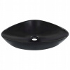 Umývadlo - Čierne keramické umývadlo na dosku 58,5 x 39 x 14 cm (Umývadlo - Čierne keramické umývadlo na dosku 58,5 x 39 x 14 cm)