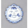 Cibulák - Vianočná ozdoba - slniečko 9,5 cm - Originálny cibuľový porcelán