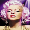 Diamentový výšivka - vzor Marilyn Monroe