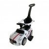Detské odrážadlo so zvukom a vodiacou tyčou Baby Mix RACER biele , 20C45831