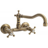 SAPHO ANTEA nástenná batéria, horné rameno, bronz 3366