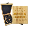 Sablio Darčeková sada na víno Pre tú najlepšiu babičku: 147×168×49 mm