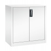 Kancelárska skriňa Acurado - príručná, krídlové dvere, 930 x 500 x 1000 mm, biela